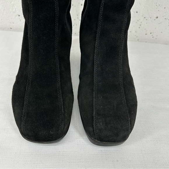 La Canadienne Women’s size 5.5 Black Suede Wedge Boots - Picture 4 of 16